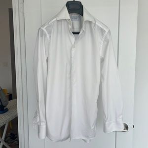 Eton. White dress shirt. Size 14.5” slim.